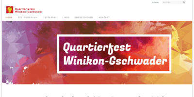 gschwaderfest.ch | Die Quartierfest-Website